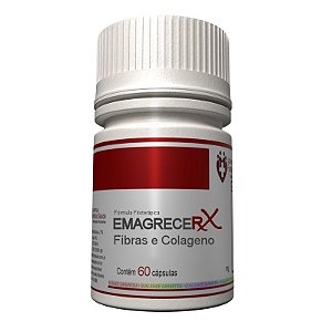EmagreceRX 60 cápsulas - Fibras e Colágeno