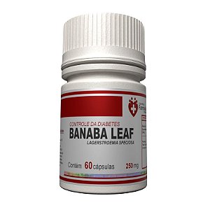 Banaba Leaf 250mg 60 Cápsulas - Lagerstroemia Speciosa