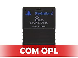 Memory Card Com OPL - Pronto para Pen Drives ou HDs com Jogos