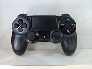Controle PS4 Dualshock 4 Original Sony Preto Seminovo