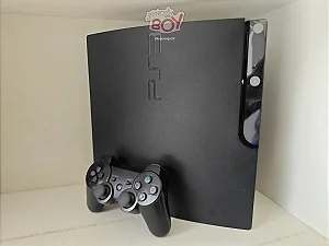 Playstation 3 Slim 320Gb com 21 Jogos PS3 e 14 Mil Retro - Seminovo