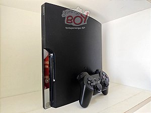Playstation 3 Slim 160Gb com FC24 + 7 Jogos PS3 e 14 Mil Retro - Seminovo