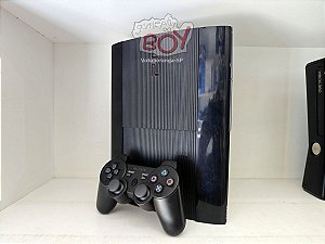 Playstation 3 Super Slim 500Gb + FC24 + 31 jogos D.e.s.b.l.o.q. - Seminovo