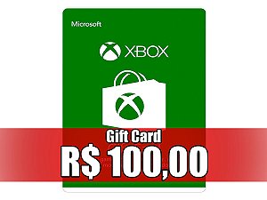 Gift Card de R$100,00 para Xbox (One e Series)