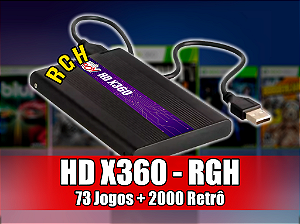 HD 500gb Externo 73 Jogos Xbox 360 Desbloqueado RGH