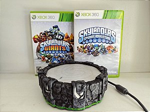 Skylanders Spyro's Adventure + Giants + Base Xbox 360 Original - Seminovo