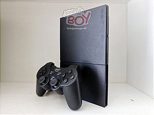 Playstation 2 Slim OPL + Jogos Pen Drive ou HD - COM LEITOR