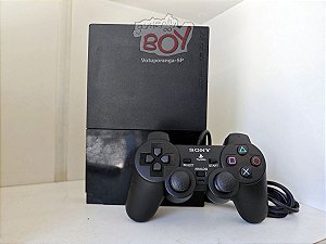 Playstation 2 Slim OPL + Jogos Pen Drive ou HD - COM LEITOR