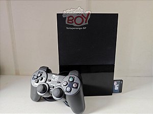 Playstation 2 Slim OPL + Jogos Pen Drive ou HD - COM LEITOR