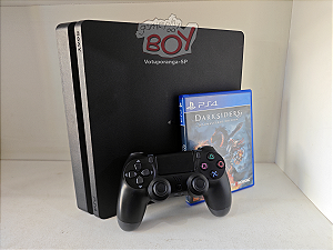 Playstation 4 Slim 500Gb ou 1Tb Com 1 Jogo Seminovo