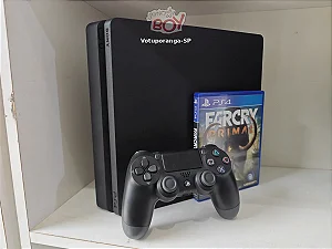 Playstation 4 Slim 500Gb ou 1Tb Com 1 Jogo Seminovo