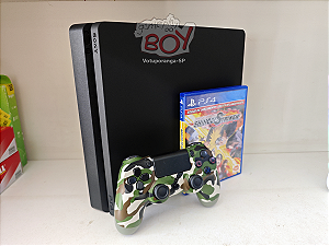 Playstation 4 Slim 500Gb ou 1Tb Com 1 Jogo Seminovo