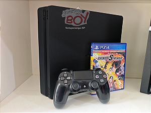 Playstation 4 Slim 500Gb ou 1Tb Com 1 Jogo Seminovo