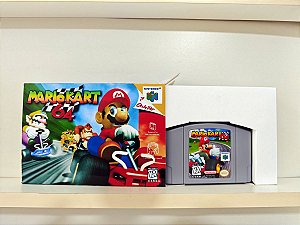 Cartucho Mario Kart 64 - Repro - Nintendo 64 - Novo