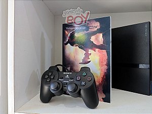 Playstation 2 Slim Prata com Skin BIVOLT OPL + Jogos Pen Drive ou HD - SEM LEITOR