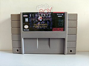 Cartucho Ultimate Mortal Kombat - Paralelo - Super Nintendo - Seminovo