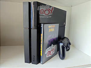 Playstation 4 Fat Desbloq 1Tb Com 17 Jogos e 3000 Retrô Seminovo