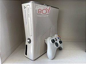Xbox 360 Slim Branco RGH 3 e LT 3 Com 20 a 150 Jogos + 4500 Jogos Retrô