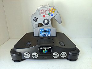 Nintendo 64 Com Jogo Turok e Analógico de Game Cube