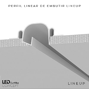 Perfil Linear de Embutir Lineup - Newline
