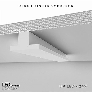 Perfil Linear Sobrepor Up Led – 24v - Newline