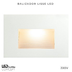 Balizador Lisse Led – 220v Led 2700k – 120 x 80 x 45mm - Newline