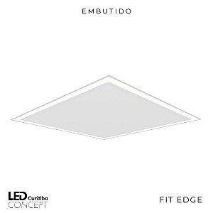 Embutido Fit Edge – Bivolt 127v / 220v Led 3000k – 616 X 616 X 45mm - Newline