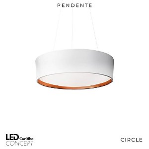 Pendente Circle Cfl E27 – Bivolt 127v / 220v – 370 X 370 X 145mm - Newline