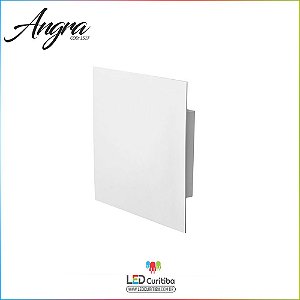 Arandela Angra Branca Interna / Externa 1 Lampadas G9 170x170x48 - Halopin 40w / 3w Led