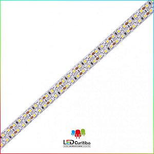 Fita LED 19,2W/m 3528 240Leds/m – IP20 Interno 12v 1900 Lúmens