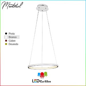 Pendente Montreal LED 20W-1258lm-3000K