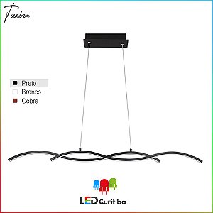 Pendente Twine LED 15W-900lm-3000K
