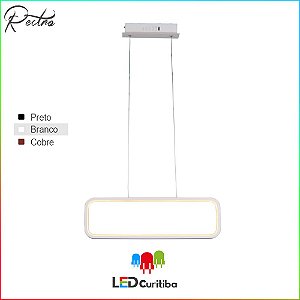 Pendente Recto LED 26W-118lm-3000K