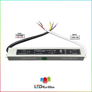 Fonte Blindada Automática Para Leds 12volts 30w 2,5a Ip67