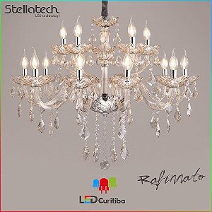 LUSTRE PENDENTE STELLA REFINNATO Translucido Stella SD9810-12 (73cm) -  12xE14 730x610x108 (mm)