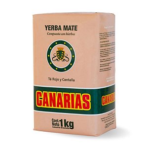 Erva-Mate Canarias Com Chá Vermelho E Centella 1kg
