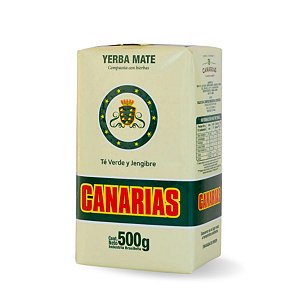 Erva-mate Canarias Chá Verde e Gengibre 500g