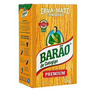 Erva Mate Barão Premium 1Kg - À Vácuo