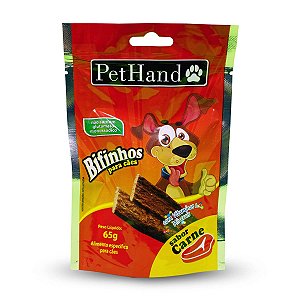 Bifinho Para Cães Sabor Carne Pethand 65G