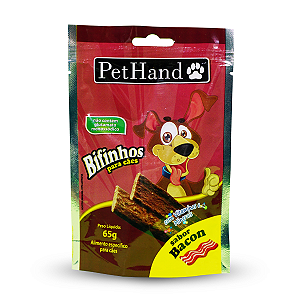 Bifinho Para Cães Sabor Bacon Pethand 65G
