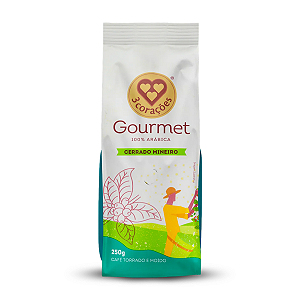 Café Torrado E Moído Gourmet Cerrado Mineiro Três Corações 250G, Café Brasileiro Gourmet Torrado E Moído, Verde, Aroma I