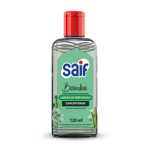Limpador Perfumado Concentrado Bambu Saif 120Ml, Higienizador Concentrado Perfumado Odorizador De Ambiente, Verde, Flora