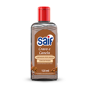 Limpador Perfumado Concentrado Cravo E Canela Saif 120Ml, Higienizador Concentrado Perfumado Odorizador De Ambiente, Mar