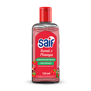 Limpador Perfumado Concentrado Romã E Pitanga Saif 120Ml, Higienizador Concentrado Perfumado Odorizador De Ambiente, Ver