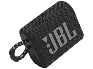 Caixa de Som Bluetooth Jbl Go 3 4.2w Preta  Jblgo3blk