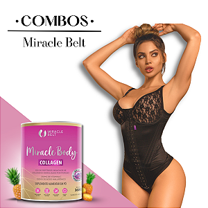 Cinta Modeladora Body Pré-Moldado + Miracle Body