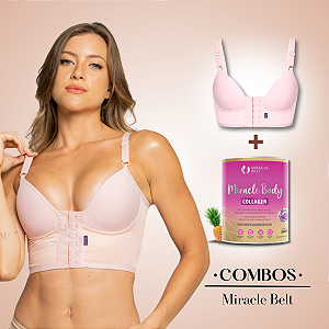 2 Sutiãs Modeladores + Miracle Body