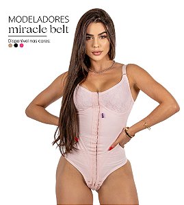 Cinta Modeladora Feminina Body Pré Moldado (sem bojo) - Cinta