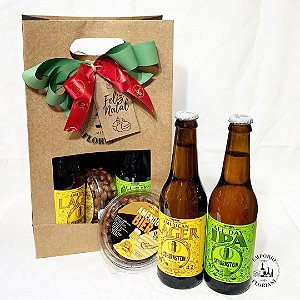 Kit Natal cerveja artesanal + amendobier