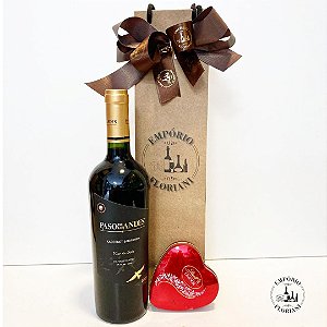 Vinho e chocolate Dia dos Namorados